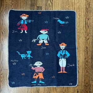 David Fussenegger Pirate Themed Baby Blanket